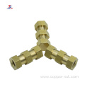 no burr brass head hex flat nut